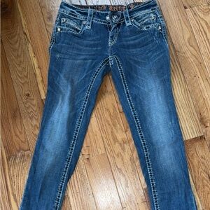 Rock Revival Dark Blue Skinny Jeans